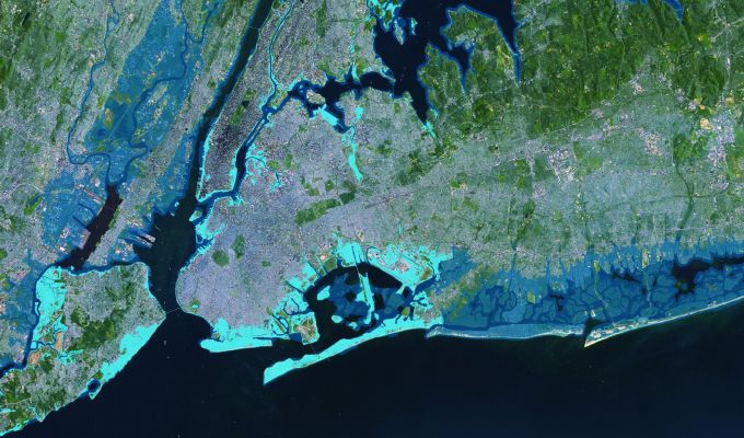 Hurricane Sandy Storm Surge/Inundation Zone (Source: U.S. Geological Survey)