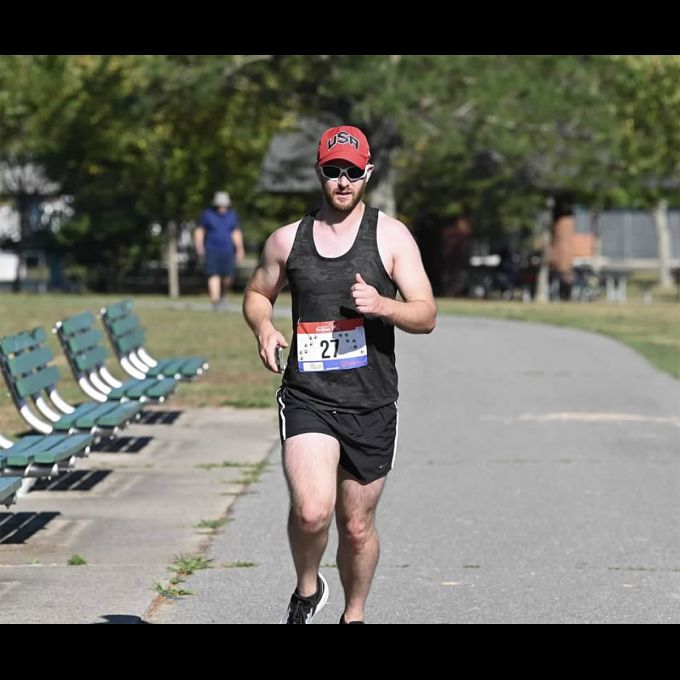 Russell Darress en route to #9 overall.