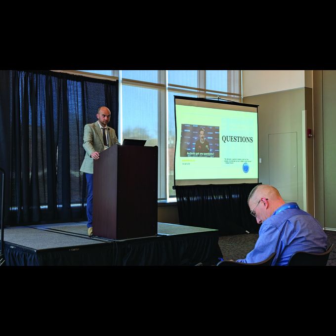 PJ Connell, Associate at D&B, presents “Give Me a Boost - System Management Across Pressure Zones.”