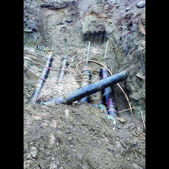 Redesigned interim piping was required to maintain uninterrupted service as construction progressed through pandemic-related supply chain challenges.